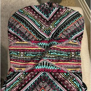 Mossimo vibrant one piece swimsuit, Size M